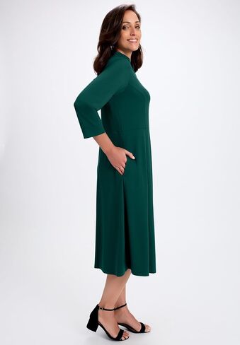 Jessica London Women's Plus Size V-Neck Midi Dress in Saudi Arabia