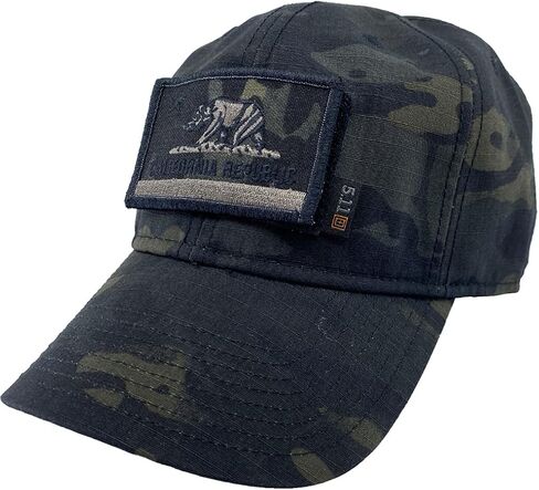 Gadsden and Culpeper 5.11 Tactical Hat & Patch Bundle - Multicam Black (All Styles) in Saudi Arabia