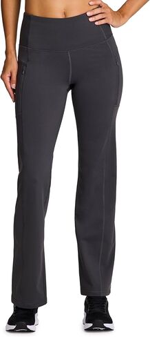 RBX Fleece Yoga Pants for Women, Fleece Lined Flare Leggings with Zipper Pockets Full Length Bootcut Workout Pants in Kuwait