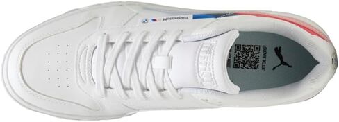 PUMA Mens BMW M Motorsport Rbd Game Low Lace Up Sneakers Shoes Casual - White - Size 9 M in Saudi Arabia