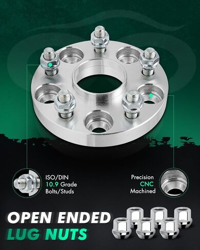 SCITOO 2Pcs Wheel Spacers 20mm 5x4.5 Bore 60.1mm Studs 12x1.5 5 Lug Wheel Spacers Adapters Fit for Toyota Camry for RAV4 for Tacoma for Highlander for Lexus ES300 ES300h for Lexus ES330 in Saudi Arabia
