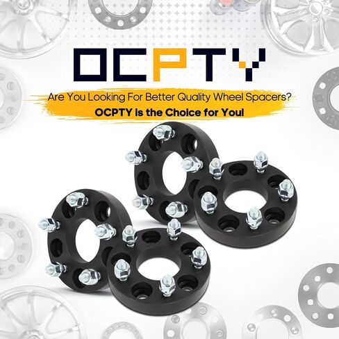 OCPTY 4 قطعة فواصل العجلات 5x110 إلى 5x114.3 محولات العجلات 25 مللي متر موضوع 12x1.5 مركز تتحمل 65.1 مللي متر لسيارة شيفروليه كوبالت HHR لبونتياك G5 G6 in Saudi Arabia