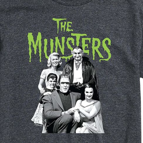 The Munsters - صورة عائلة Munsters Bw - تي شيرت رجالي بأكمام قصيرة in Kuwait