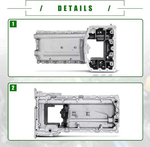 حوض زيت المحرك العلوي من PartsFlow مع قابس تصريف متوافق مع Ford F250 F350 F450 F550 Super Duty 2011-2019 F650 2011-2013 2016-2019 6.7L استبدال DC3Z6675C in Saudi Arabia