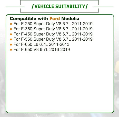 حوض زيت المحرك العلوي من PartsFlow مع قابس تصريف متوافق مع Ford F250 F350 F450 F550 Super Duty 2011-2019 F650 2011-2013 2016-2019 6.7L استبدال DC3Z6675C in Saudi Arabia