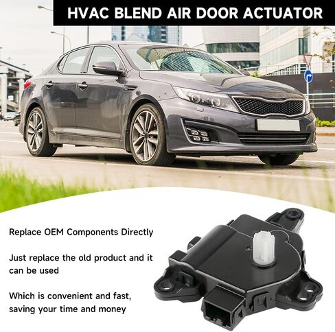 مشغل باب الهواء مزيج HVAC - متوافق مع Kia Forte 2.0L L4 - Gas 2015-2018 [EX، LX، - استبدال الجزء 971573SAA0 in Saudi Arabia