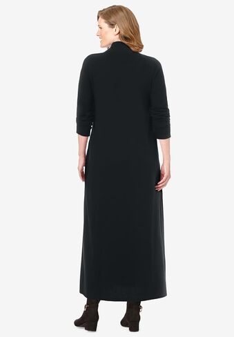 امرأة داخل فستان Mockneck مقاس كبير in Kuwait