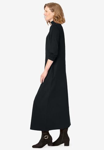 امرأة داخل فستان Mockneck مقاس كبير in Kuwait