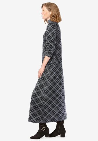 امرأة داخل فستان Mockneck مقاس كبير in Kuwait