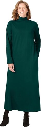 امرأة داخل فستان Mockneck مقاس كبير in Kuwait