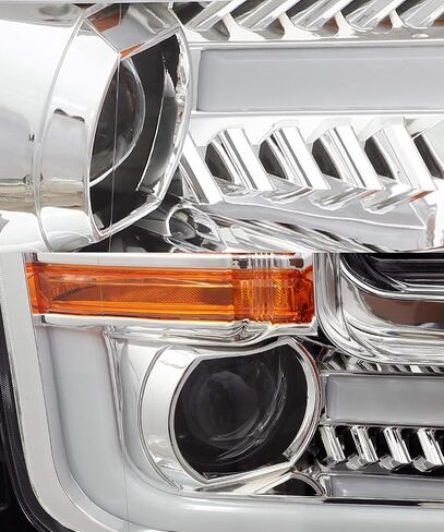 AlphaRex Base Model Black For 15-17 Ford F150 Halogen Type Switchback DRL/Signal LED Tube Dual Projector Headlights in Saudi Arabia
