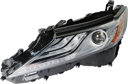 Headlight Black Housing Assembly Clear Lens Headlights Left Side Replacement for 2018 2019 2020 Camry XLE/XSE in Saudi Arabia