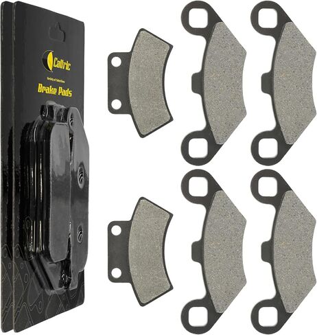 Caltric Front Rear Brake Pads Compatible with Polaris Xplorer 500 4X4 1997/300 2X4 4X4 1994 1995/400 400L 2X4 4X4 1994 1995/250 2X4 4X4 1990 1993 Front Rear Brakes in Saudi Arabia