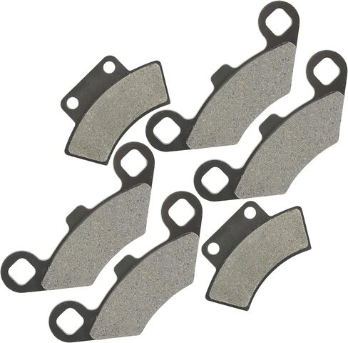 Caltric Front Rear Brake Pads Compatible with Polaris Xplorer 500 4X4 1997/300 2X4 4X4 1994 1995/400 400L 2X4 4X4 1994 1995/250 2X4 4X4 1990 1993 Front Rear Brakes in Saudi Arabia