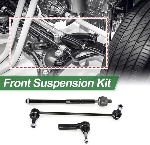 X AUTOHAUX 6 قطعة طقم التعليق الأمامي الداخلي الخارجي للقضيب الرابط الأمامي لشريط Sway Bar Link لـ Buick Regal 2012-2017 لـ Buick LaCrosse 2011-2016 No.EV800962/ES800949/K750400 in Saudi Arabia