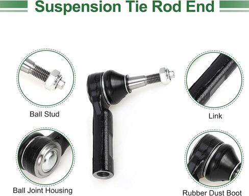 X AUTOHAUX 6 قطعة طقم التعليق الأمامي الداخلي الخارجي للقضيب الرابط الأمامي لشريط Sway Bar Link لـ Buick Regal 2012-2017 لـ Buick LaCrosse 2011-2016 No.EV800962/ES800949/K750400 in Saudi Arabia