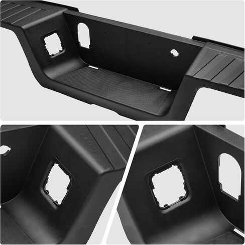 DNA MOTORING Rear Bumper Compatible with Ford F250/F350 SD 2017-2022, w/o Sensor Holes, Black, BUMP-R-F25017-ESP-01-BK in Saudi Arabia