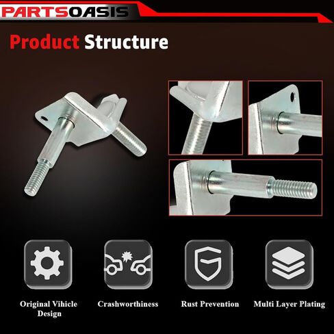 New Aftermarket Front Bumper Bracket Right Passenger Side Compatible With Toyota Tacoma 2001 2002 2003 2004 (Base, Pre Runner, S-Runner, DLX) Replaces OE 52145AD010 | TO1067138 in Saudi Arabia