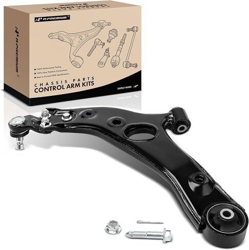 A-Premium Front Right Lower Control Arm with Ball Joint and Bushing, Compatible with Hyundai Sonata 2011-2014 & Kia Optima 2011-2015, Cadenza 2014-2016 in Saudi Arabia