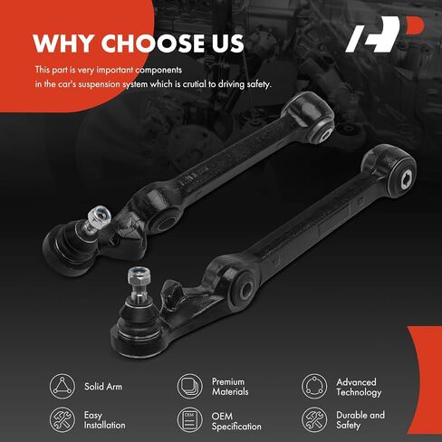 A-Premium 2 x Front Lower Control Arm, with Ball Joint & Bushing, Compatible with Pontiac GTO 2004 2005 2006 in Saudi Arabia