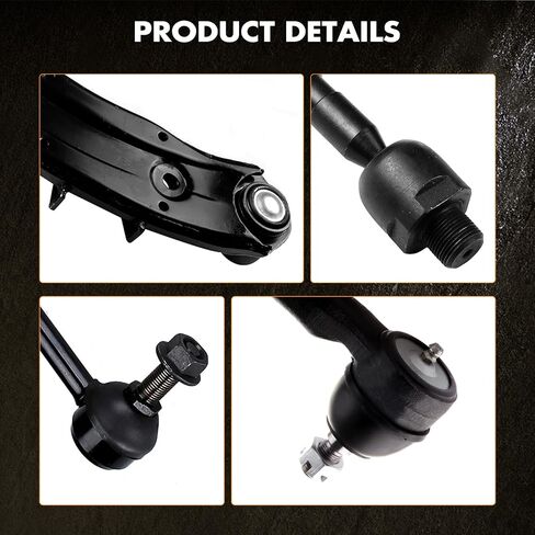 ASAPE 8 PCS Control Arm Ball Joint Tie Rod End Sway Bar End Link Suspension Kit Fit for 2007-2014 for Ford Edge in Saudi Arabia