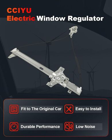 استبدال منظم نوافذ الطاقة cciyu لـ 2002-2014 لـ Ford لـ E-150، 1999-2014 لـ Ford لـ E-350 Super Duty، 1999-2006 لـ Ford لـ Econoline مع مجموعة المحرك الأمامية اليمنى للسائقين in Saudi Arabia