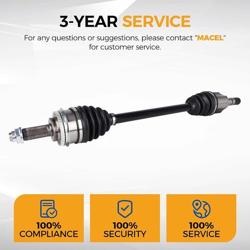 PAROD 【مجموعة من 2 】667355 مجموعة محور السيرة الذاتية الأمامية تناسب Subaru Impreza 2008-2015، Legacy، Outback 2005-2009، جانب الركاب والقيادة in Saudi Arabia