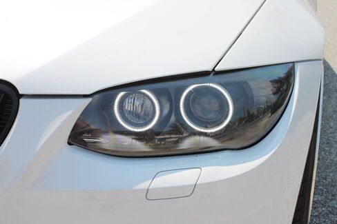 iJDMTOY 7000K Xenon White LED Angel Eye Halo Rings Kit Compatible With BMW E92 E93 3-Series 328i 335i M3 Coupe/Convertible (Retrofit Required) in Saudi Arabia