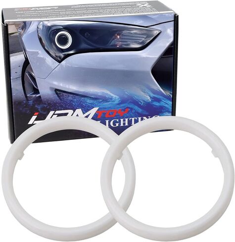 iJDMTOY سطح بلوري 6000K زينون أبيض SMD LED عيون الملاك هالة حلقة عدة متوافقة مع 2010-2016 Hyundai Genesis Coupe، 2010-2015 Kia Optima K5 in Saudi Arabia