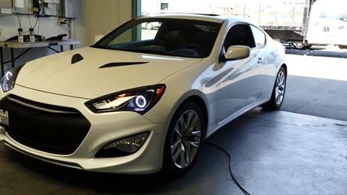 iJDMTOY سطح بلوري 6000K زينون أبيض SMD LED عيون الملاك هالة حلقة عدة متوافقة مع 2010-2016 Hyundai Genesis Coupe، 2010-2015 Kia Optima K5 in Saudi Arabia