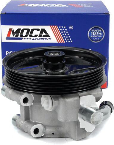 مضخة توجيه كهربائية MOCA مع بكرة تناسب Ford 2004 2007-2008 Lobo XLT 5.4L، 2004-2007 Lobo Sport FX4 5.4L، 2004-2008 F150 FX4 Lariat STX 5.4L، 2004-2008 Lobo Lariat 5.4L، 2004-2008 لوبو XLT 4.6L in Saudi Arabia