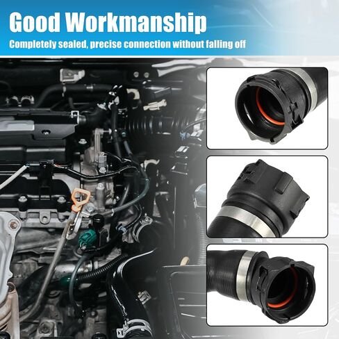 X AUTOHAUX خرطوم تبريد المحرك المبرد خرطوم سفلي لسيارات BMW 525xi 2006 2007 Base 3.0L L6 - غاز لسيارات BMW 525i 2006 2007 Base 3.0L L6 - غاز رقم 17127565780 in Saudi Arabia