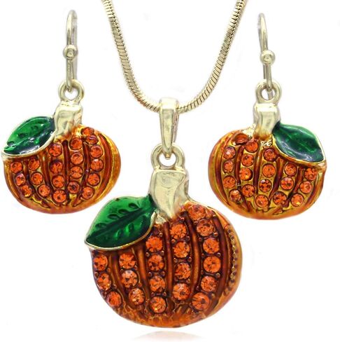 Small Cute Happy Halloween Fall Thanksgiving Pumpkins Pierced Earrings Jewelry in Saudi Arabia