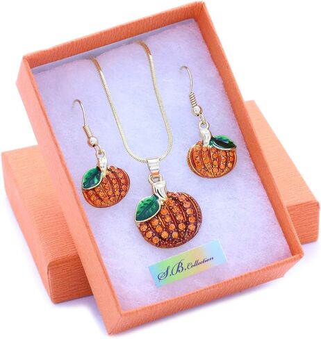 Small Cute Happy Halloween Fall Thanksgiving Pumpkins Pierced Earrings Jewelry in Saudi Arabia