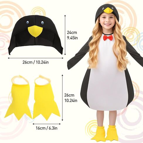 زي البطريق الحيواني المضحك اللطيف، فستان فاخر للهالوين، الكوسبلاي، الكرنفال والحفلات in Kuwait