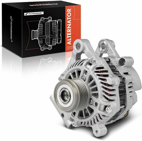 A-Premium Alternator Compatible with Suzuki SX4 2010-2013, SX4 Crossover 2012, Automatic CVT Transmission, 12V 75A 6-Groove Pulley Clockwise, Replace# A005TG1881, 31400-78K20 in Saudi Arabia