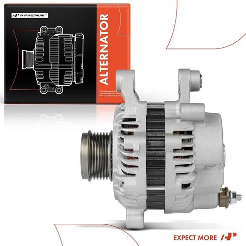 A-Premium Alternator Compatible with Suzuki SX4 2010-2013, SX4 Crossover 2012, Automatic CVT Transmission, 12V 75A 6-Groove Pulley Clockwise, Replace# A005TG1881, 31400-78K20 in Saudi Arabia