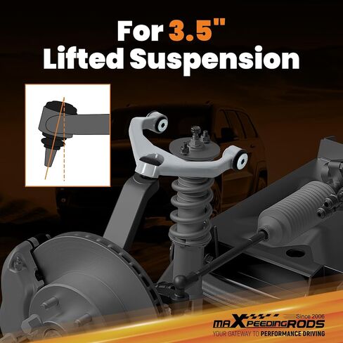 ذراع التحكم العلوي 3.5 بوصة من maXpeedingrods لسيارة Chevy Silverado/GMC Sierra 2500 HD 4WD 2011-2019 in Saudi Arabia