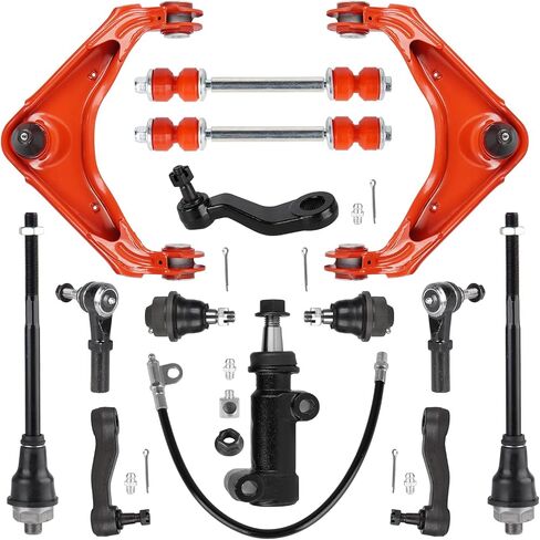 13 PCS Front Upper Control Arm Kit with Ball Joint with Polyurethane Bushing Suspension Kit for Chevrolet Avalanche 2500 02-06/Silverado 01-10, for Suburban 2500 01-10, for GMC Yukon XL 01-10 in Saudi Arabia
