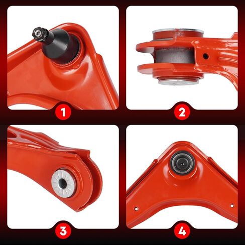 13 PCS Front Upper Control Arm Kit with Ball Joint with Polyurethane Bushing Suspension Kit for Chevrolet Avalanche 2500 02-06/Silverado 01-10, for Suburban 2500 01-10, for GMC Yukon XL 01-10 in Saudi Arabia