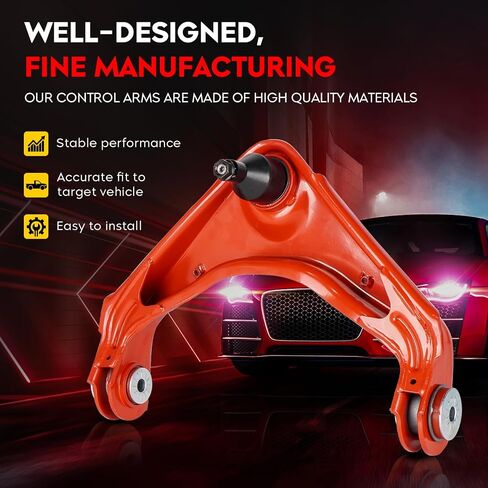 13 PCS Front Upper Control Arm Kit with Ball Joint with Polyurethane Bushing Suspension Kit for Chevrolet Avalanche 2500 02-06/Silverado 01-10, for Suburban 2500 01-10, for GMC Yukon XL 01-10 in Saudi Arabia