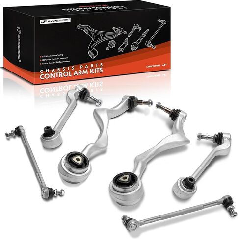 A-Premium Set of 6, Front Lower Control Arm, Sway Bar Link, Compatible with BMW 325i 2006, 328i 2007-2013, 330i 2006, 335d 2009-2011, 335i 2007-2013, 335is 2011-2013, X1 2013-2015, 128i/135i 2008-2013 in Saudi Arabia