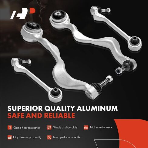 A-Premium Set of 6, Front Lower Control Arm, Sway Bar Link, Compatible with BMW 325i 2006, 328i 2007-2013, 330i 2006, 335d 2009-2011, 335i 2007-2013, 335is 2011-2013, X1 2013-2015, 128i/135i 2008-2013 in Saudi Arabia
