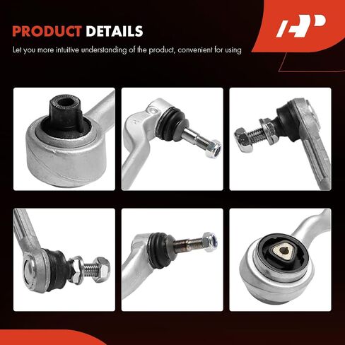 A-Premium Set of 6, Front Lower Control Arm, Sway Bar Link, Compatible with BMW 325i 2006, 328i 2007-2013, 330i 2006, 335d 2009-2011, 335i 2007-2013, 335is 2011-2013, X1 2013-2015, 128i/135i 2008-2013 in Saudi Arabia