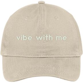 قبعة أبي من متجر الملابس العصرية Vibe with Me مطرزة من القطن المصقول وقابلة للتعديل in Kuwait