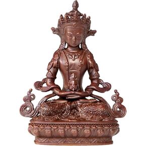 Buddha Statue Indoor, 2.9 inch Handmade Pure Copper Buddha Statues for Home Decor, Vintage Office Bedroom Shelf Decor Entryway (Manjusri) in Saudi Arabia