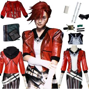 Arcane Vi Cosplay Costume Red Uniform Outfit Unisex Costume Suit in Saudi Arabia