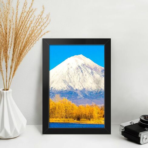 Black 5x7 Picture Frame – Display on Tabletop or Wall – Vertical & Horizontal Mount – Sleek Modern Design in Saudi Arabia
