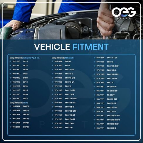 OEG Parts New Alternator Compatible With 1979-2007 Mitsubishi Forklift FGC25TLP FGC30 FGC30BG FGC-30B-GLP 920244 A003T03471 MD169683, AMT0054, 40048013 in Saudi Arabia