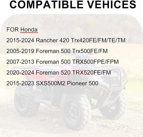 Air Filter & Air Cleaner Body & Oil Filter Spring for Honda Rancher 420 Foreman 500 520 Pioneer 500 SXS500M2 2005-2024 in Saudi Arabia